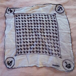 Bonobos Nautical Anchor Scarf in Black and White